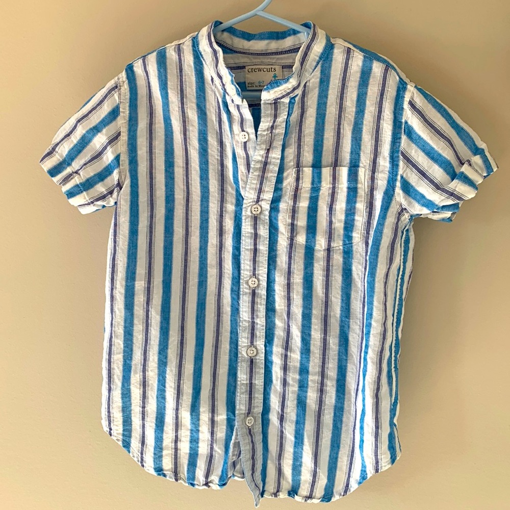CREWCUTS BOYS SHIRT SIZE 6-7 EXCELLENT CONDITION